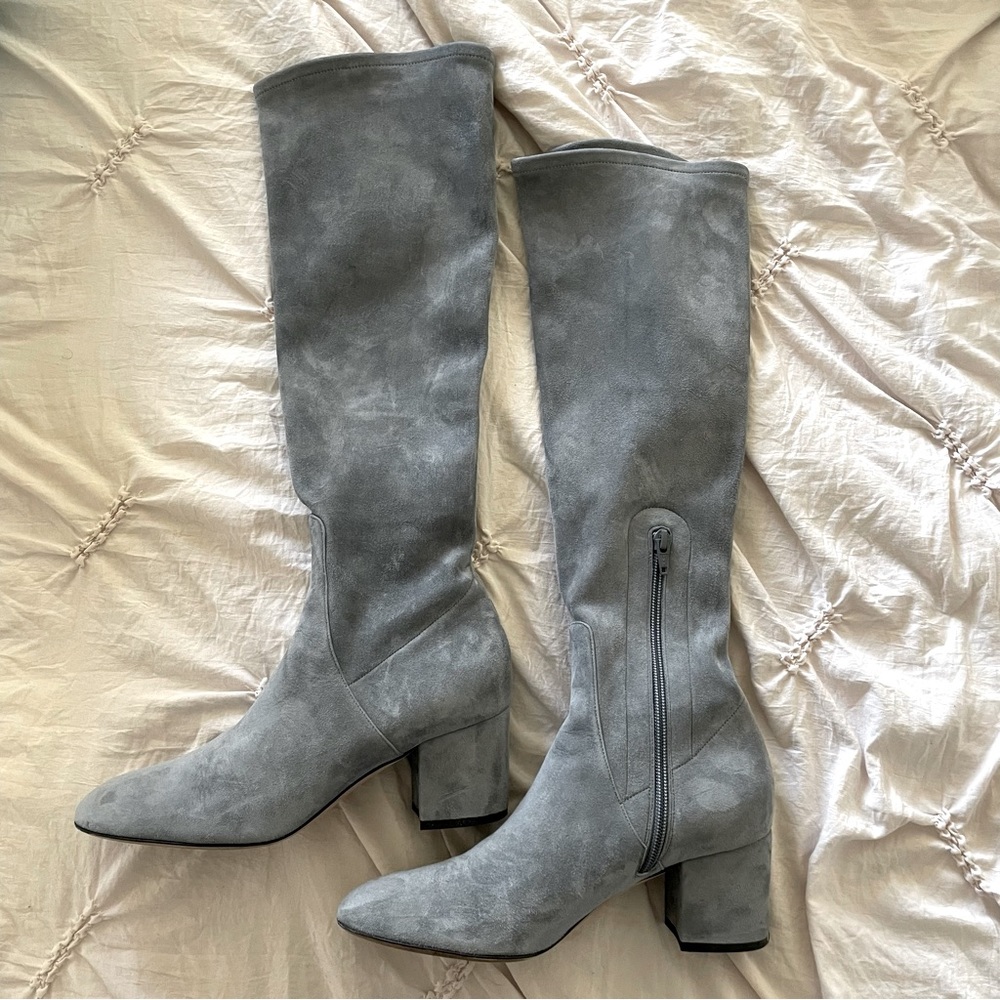 Valentino Grey Suede Boots 39
